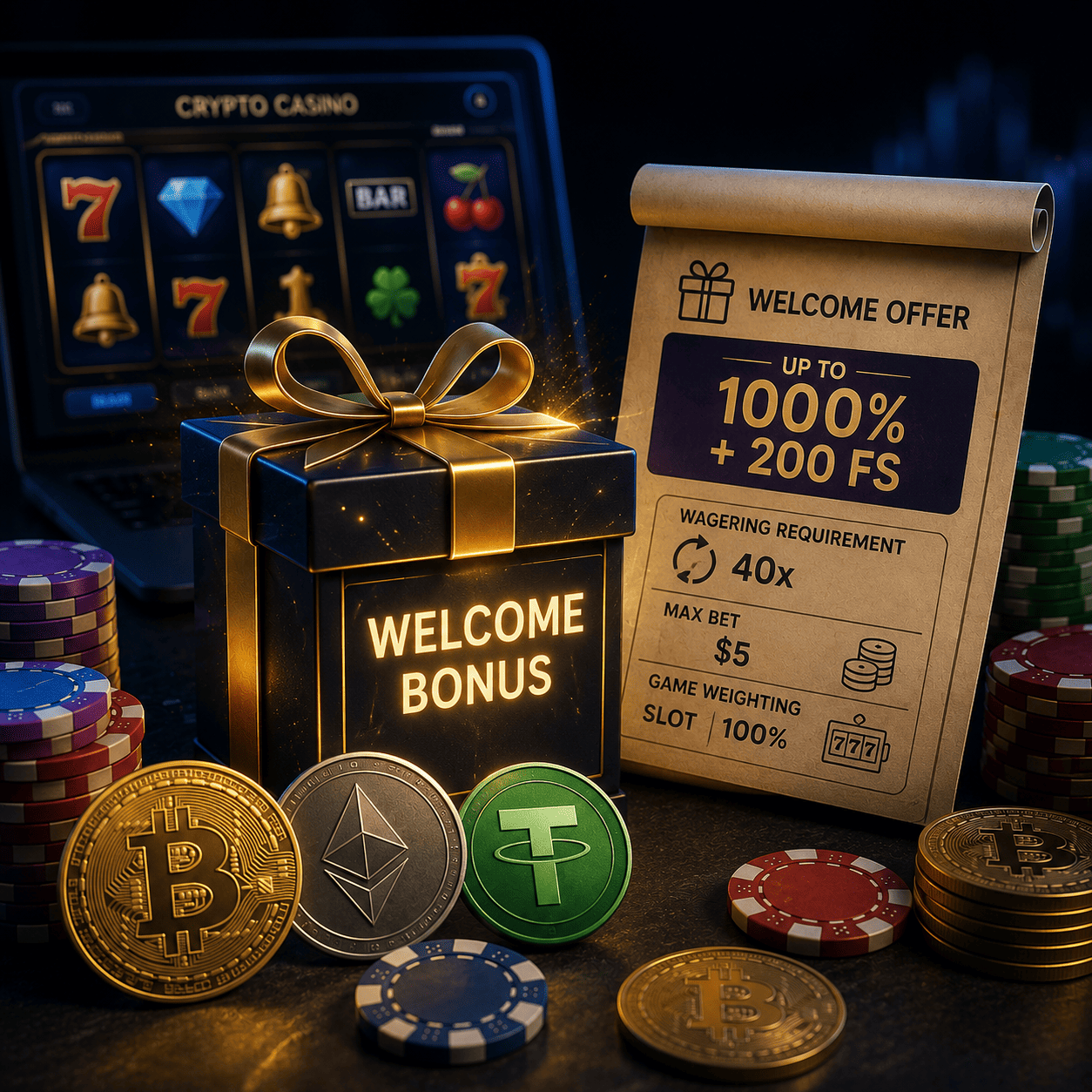uk crypto casino bonus