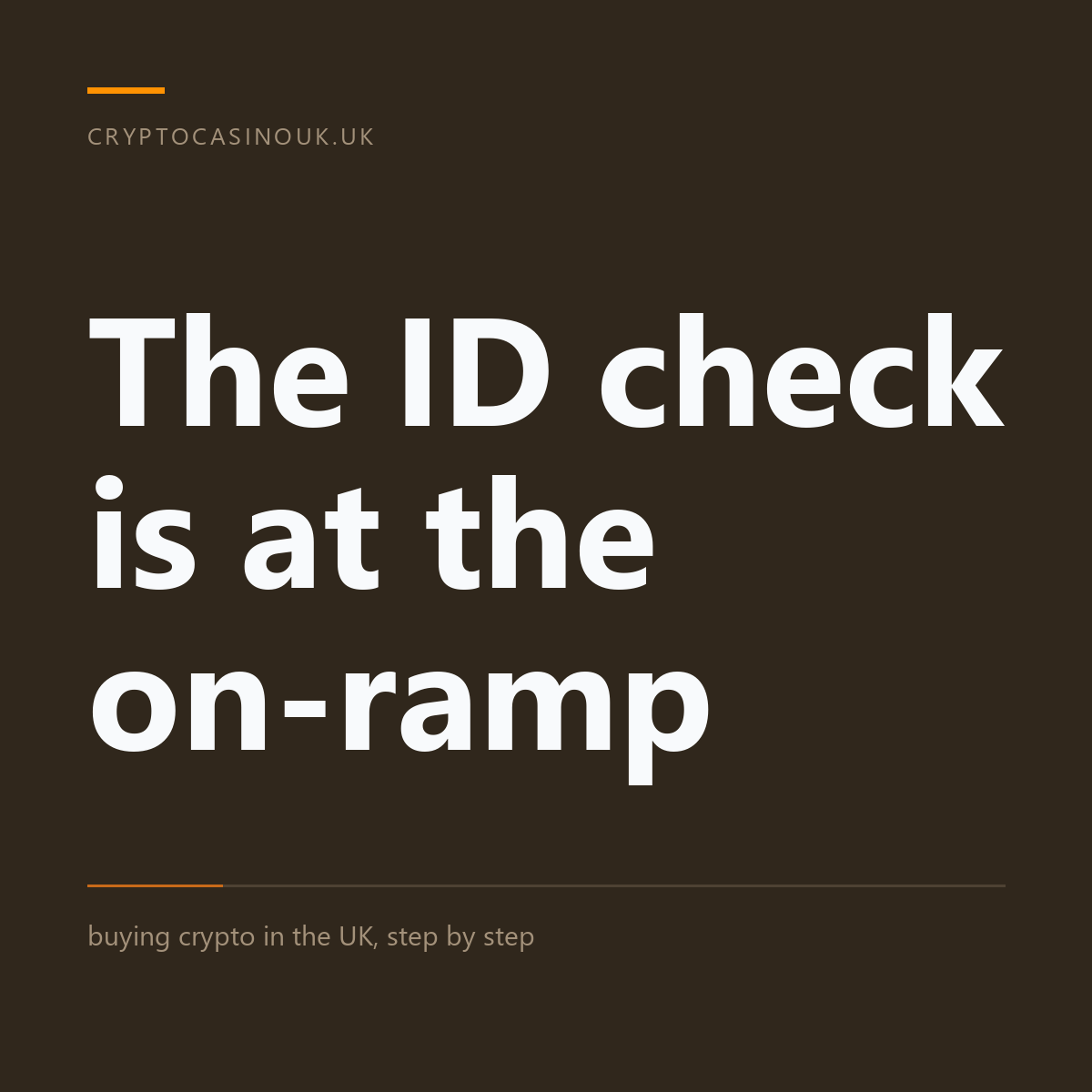 How to Buy Crypto in the UK for Casino Play, and What the ID Check Means