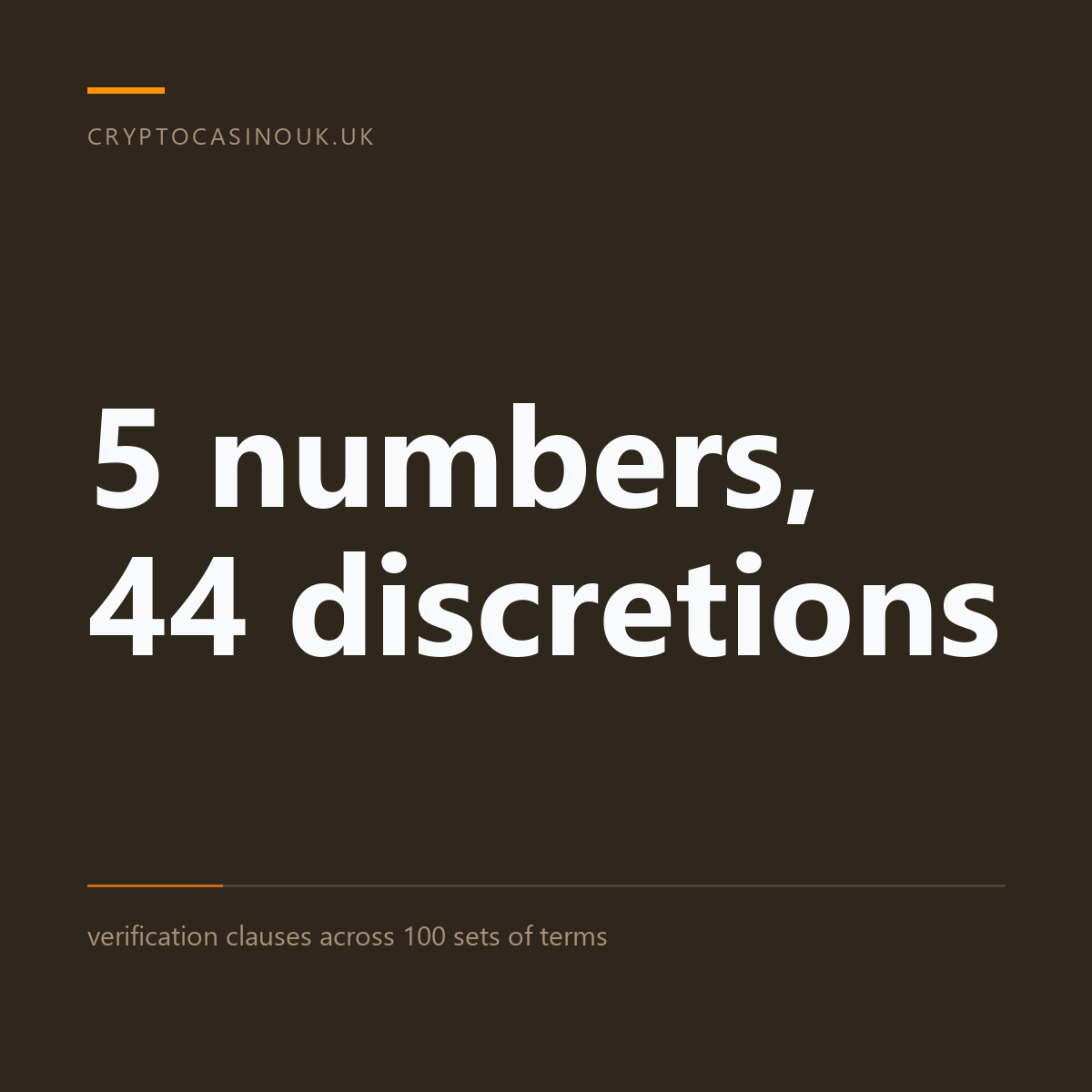 Crypto Casino No KYC in the UK: Five Numbers Against Forty-Four Discretions